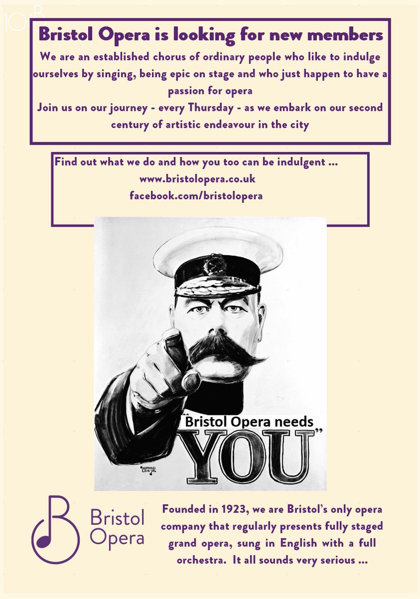 Bristol Opera needs you!