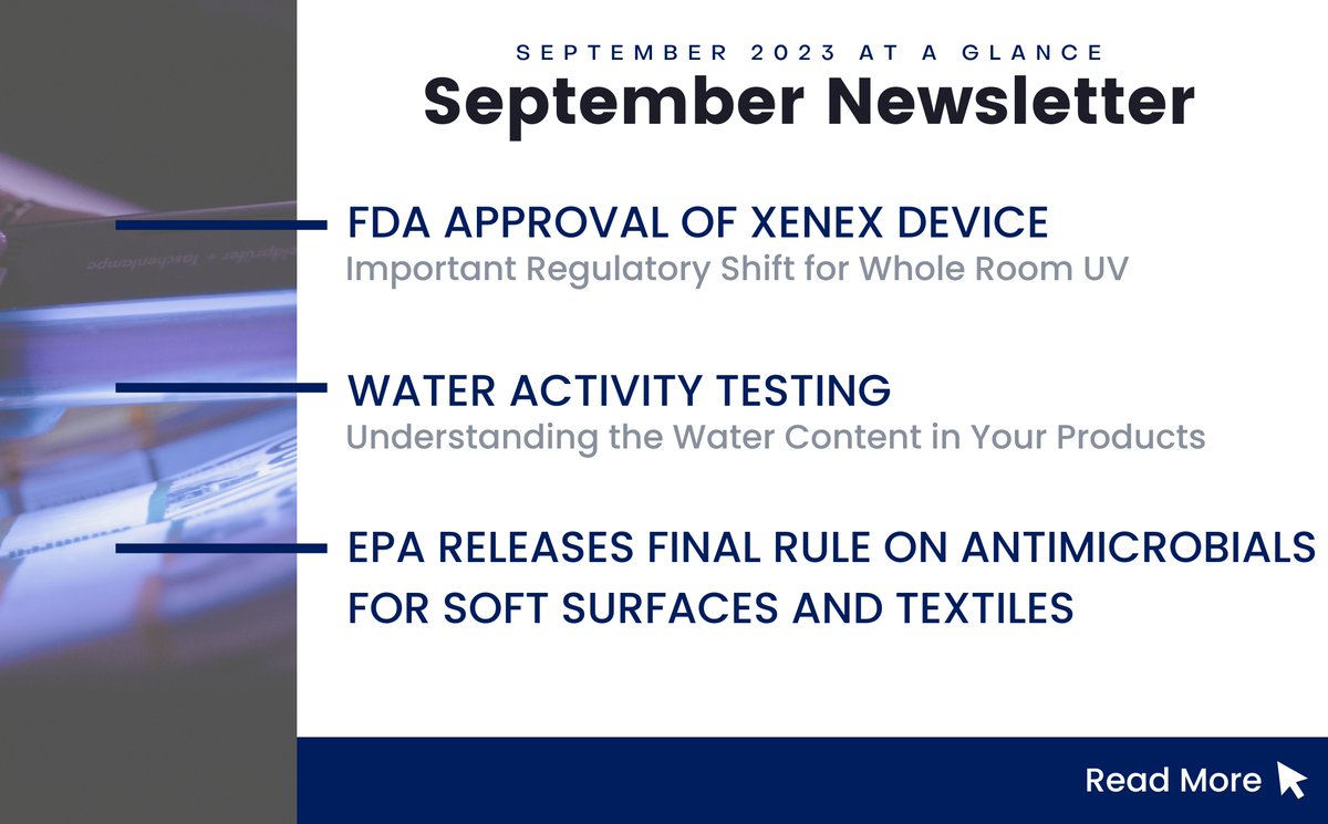 Stay at the forefront of industry innovation with our monthly newsletter! 📈

Get the latest updates on new test methods, regulatory changes, and more.

Your competitive edge starts here: us3.list-manage.com/subscribe?u=40… 

#MicrochemLaboratory
