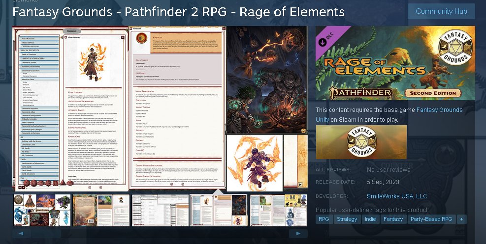 LFG!!!

Any X homies wanna play some tabletop RPG?

No fee, no cost, no purchase.

I run #Starfinder and #pathfinder2e on @FantasyGrounds2, almost every Saturday afternoon.

Hit me up, we've got a good squad of peeps.
#RageofElements