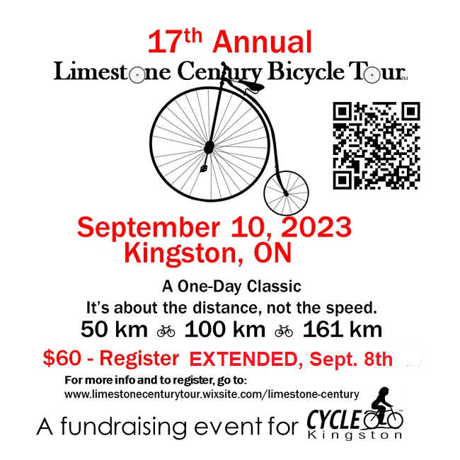 LimestoneCentry's tweet photo. We've extended the registration until Sept. 8th (11:59 p.m.) Still plenty of time to sign up to ride this classic cycling event! And bring a friend!! https://t.co/i7yXZwkMho #LCBtouYGK #CyclingEvent #CyclingFundraiser https://t.co/XClzIQzgwK