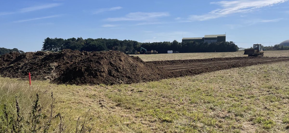 Very exciting day to see the first soil moved in the redevelopment of the HFC base.