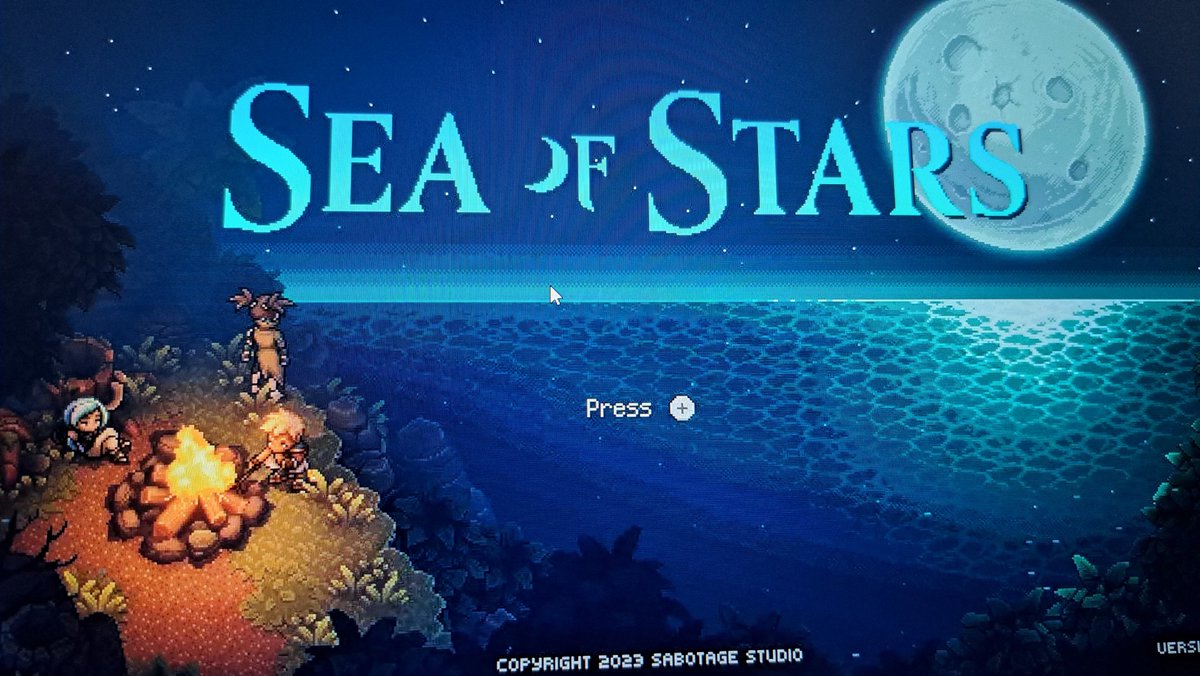 retroplaymania's tweet photo. Sono pronto e pure un po' emozionato #seaofstars #videogiochi #jrpg #videogames @sabotage.studio https://t.co/uzDnwBXonX
