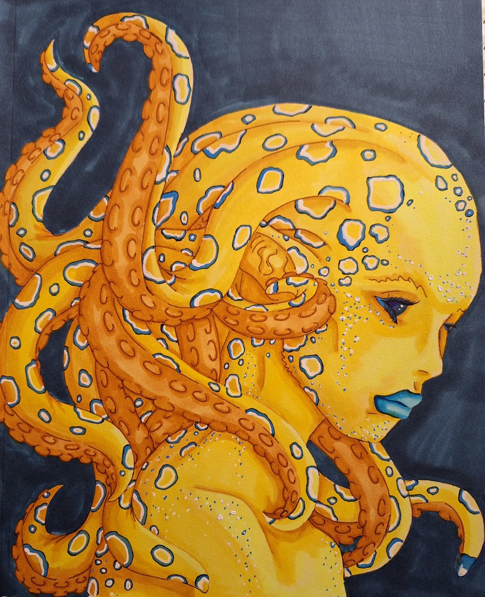 MaximusJohnso13's tweet photo. Blue Ringed mermaid
#mermaid #art #artist #artistsoninstagram #fantasy #fantasyart #blueringedoctopus https://t.co/KDfI4R7EM6