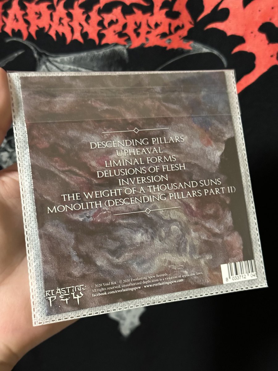 shishineko44225's tweet photo. #Nowplaying
#VoidRot
#DESCENDINGPILLARS https://t.co/rIJVVv0Gpa
