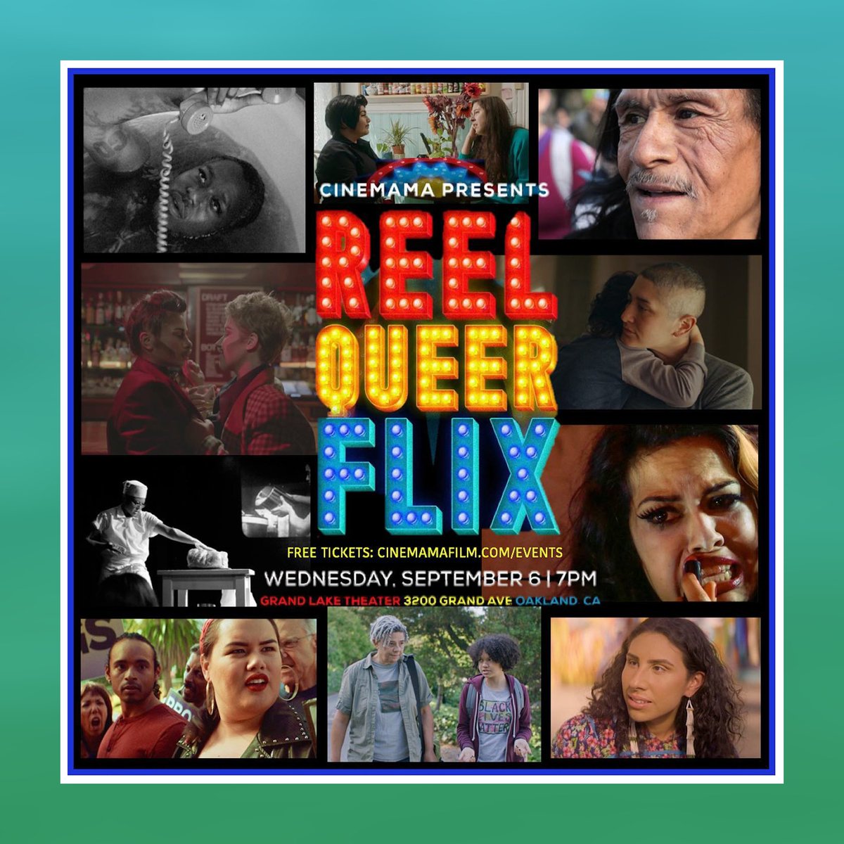 CELEBRATE OAKLAND PRIDE! This Wednesday night, join us for a FREE public screening of queer films from the Bay Area, celebrating Pride week in #Oakland w/ guest MC Michelle Meow. We're excited to be screening HOLDING MOSES!

RSVP: 👉 bit.ly/ReelQueerFlix

#OaklandPride 💚🏳️‍🌈🎬