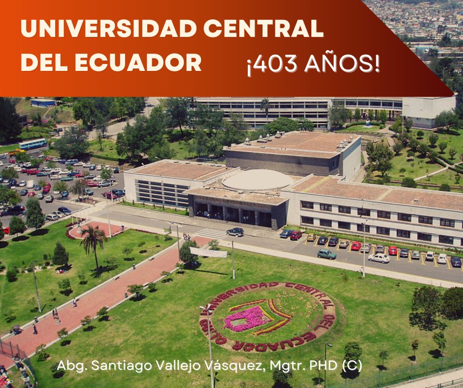 Sant_VallejoVas's tweet photo. ¡Loor a @lacentralec en sus 403 años! 🎉📘

Como un ser humano orgullosamente centralino, me siento honrado de ser parte de esta comunidad que celebra la excelencia y el compromiso educativo. 

¡Sigamos creciendo juntos! 💪🏫 

#UCE403 https://t.co/RTvN2PJED5