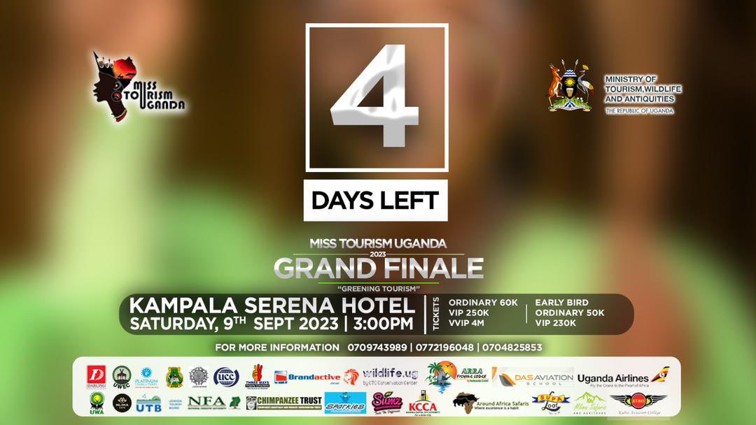 misstourismUga's tweet photo. Have you bought your Ticket?
Tickets are available at Kampala Serena hotel , Gamba Plaza Nalukolongo on line at Quicketug @quicketug MISS TOURISM UGANDA GREENING TOURISM #misstourismuganda #kampalaserenahotel #9thsep https://t.co/bZHUblHfDB