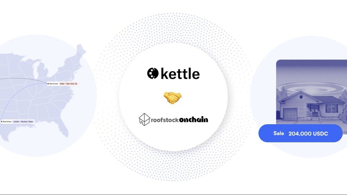 Did you hear the news?? The onChain team sold house #4 on Friday. Transaction was smooth as butter 😮‍💨 and complete within minutes. News Alert: We teamed up with <a href="/KettleFinance/">Kettle Finance</a> for 50% leverage on the sale. 🚀🚀🏡