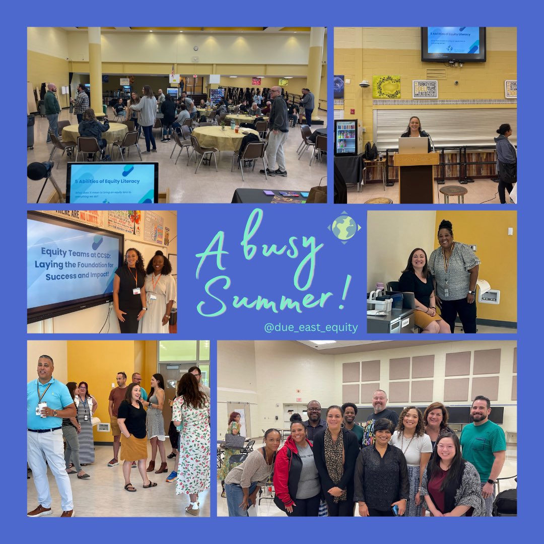 Cheers to the end of a busy and fantastic summer supporting educators' reflection, building equity mindsets and skill sets, and celebrating growth! Thank you to those of you bringing equitable and antiracist pedagogy to your learning spaces this school year!