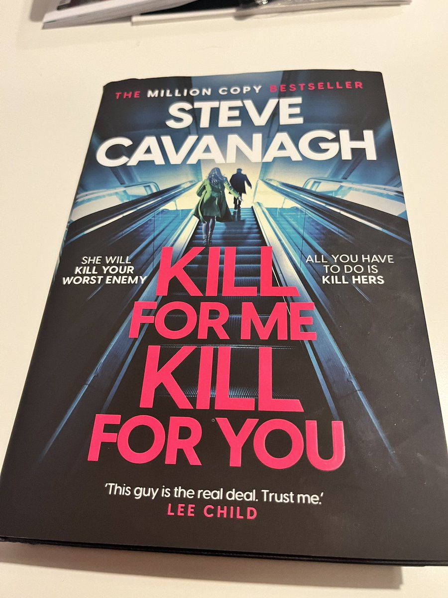 Just finished reading @SteveCavanagh_ #killformekillforyou …. All I can say is wow!!!!