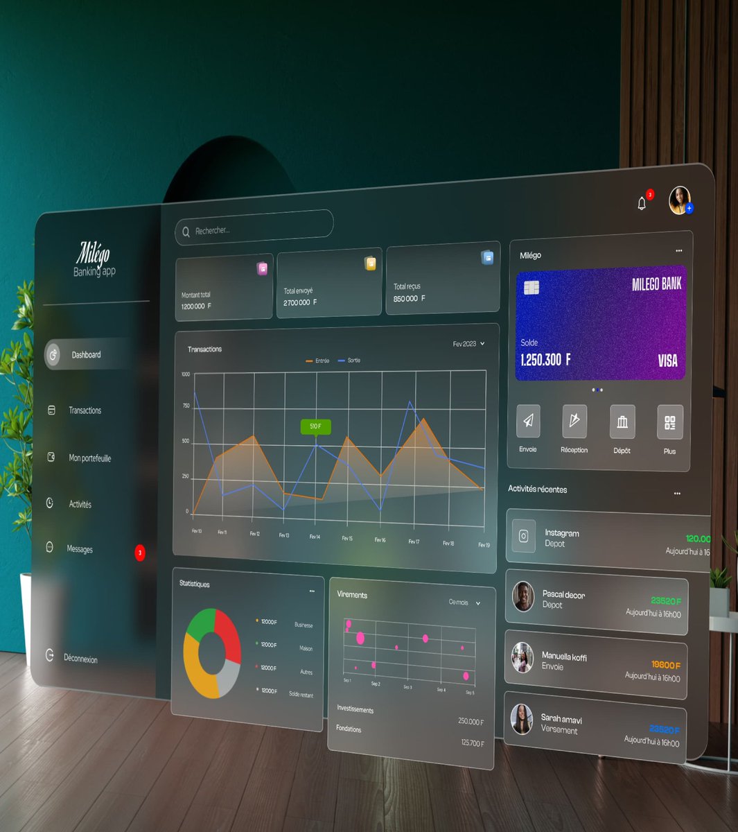 Simple_Mind_Tec's tweet photo. L'application bancaire Milégo | Conception UI 

Suivez @simple_mind_tec pour une dose quotidienne d'inspiration.

Cc  @KoeviPascal ,@rudolph_ab, @AwitorRuth, @DUCSWAGG,

#concepteurui #concepteurweb #conceptiondesitesweb #siteinternet #interface #tendancesui #inspirationdedesign https://t.co/ShQjHTvKVy