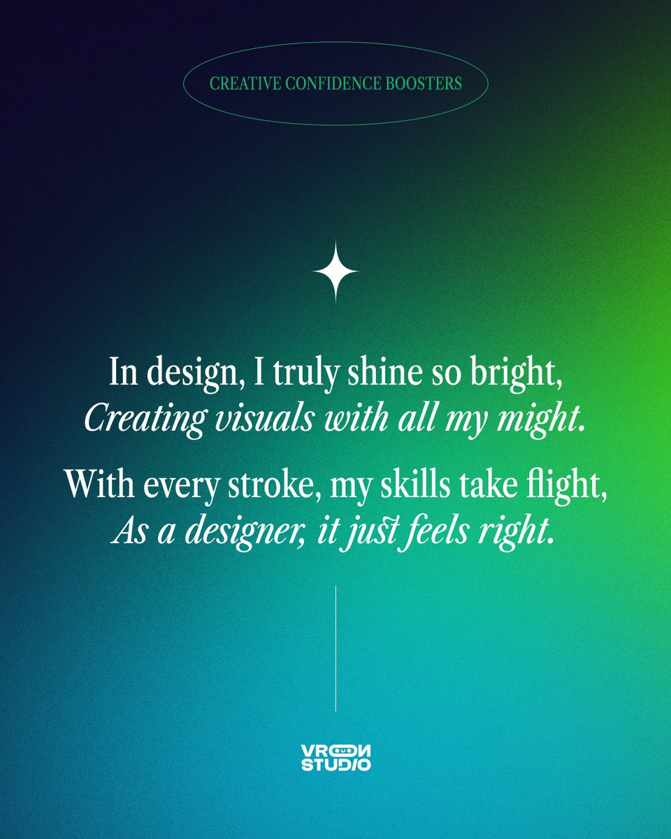 vroonstudio's tweet photo. To all my fellow designers out there, you're doing amazing work! ✨

— created using @figma 

#typography #reaffirmations #DesignInspiration #posterdesign #GraphicDesigner https://t.co/nYNgZZka2z