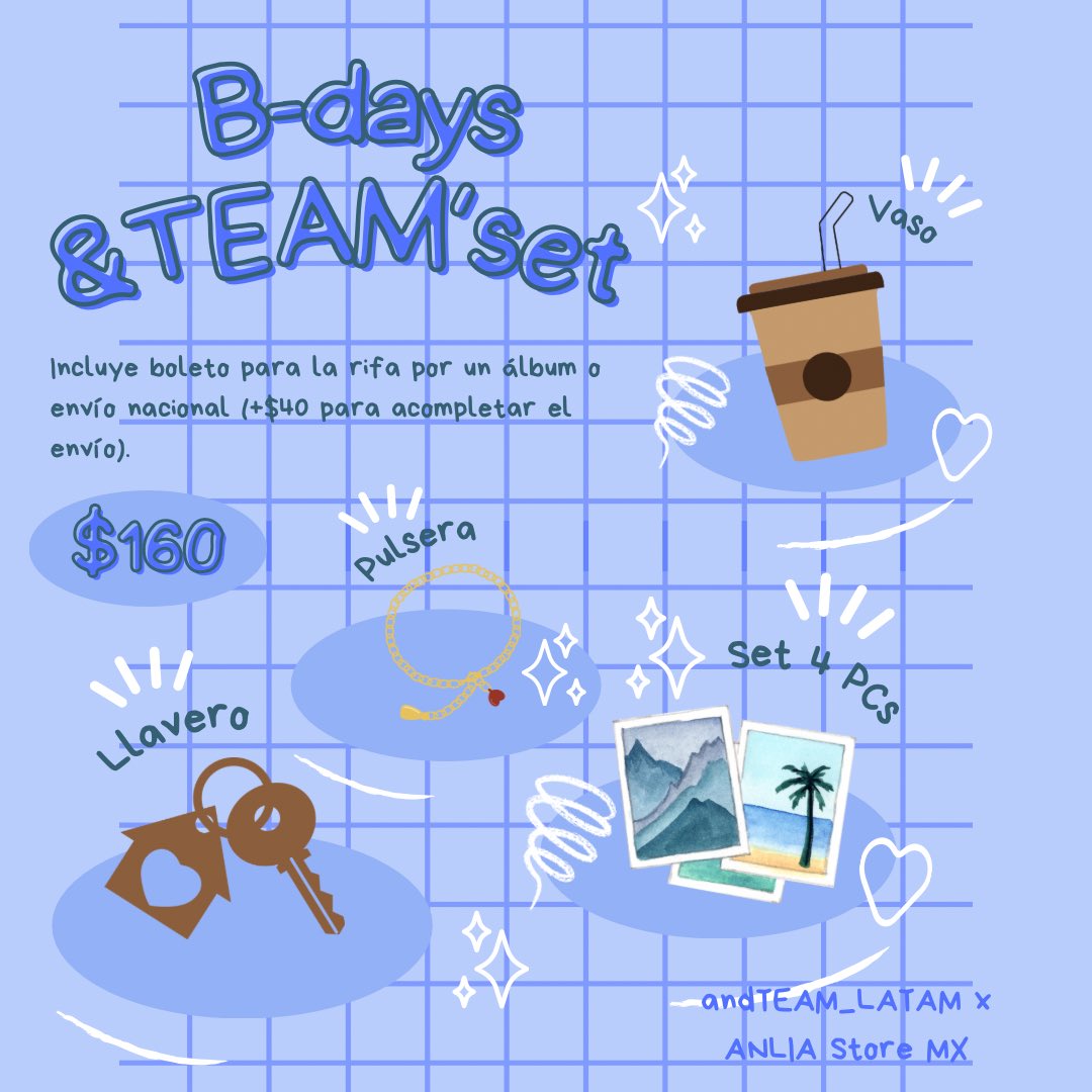 andTEAM_LATAM's tweet image. [EVENTO] MX🇲🇽

¡Hola!
Los invitamos a la reunión que tendremos por los cumpleaños y aniversarios de los chicos, el grupo y LUNÉ🥹

📅07/10
⏰12-3pm
📍Solar Boba TeaShop

Si son de otros estados aún así pueden pedir el kit en $200
*cupo limitado
#andTEAM #andTEAM_1st_Anniversary