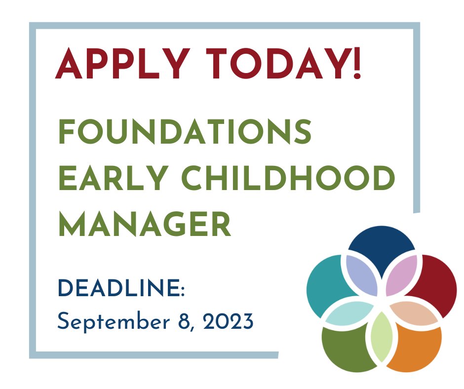 JI IS HIRING! This unique role within our Foundations program provides direction and support to early childhood grants and links children and families to quality child care while modeling, improving, and enhancing the early child care experience.
🌐Jointinitiatives.org/careers