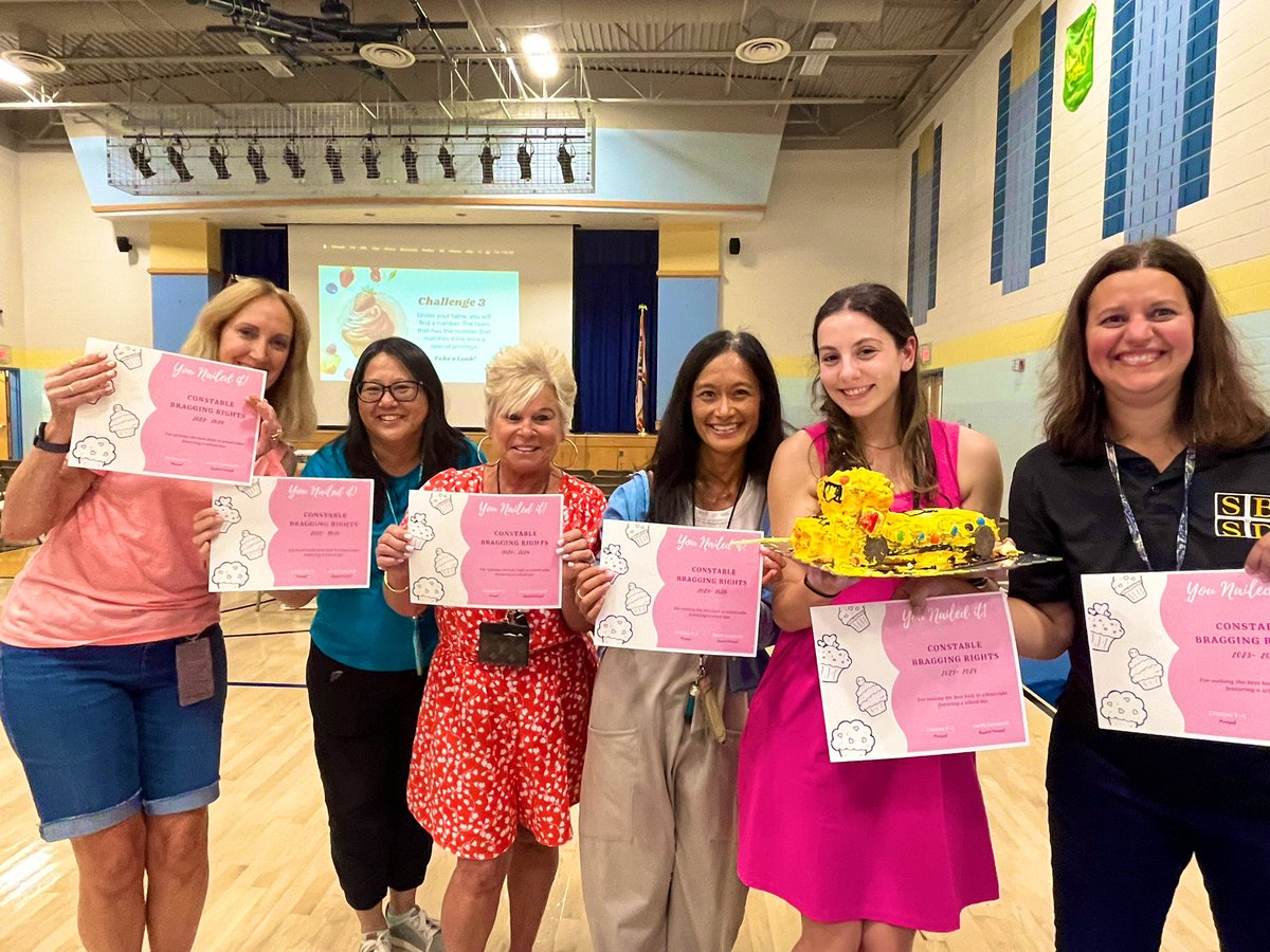 Constable teachers “Nailed It” on opening day. This back to school cake challenge was a ton of fun! <a href="/MrsVC3/">Cristina Vildostegui</a>
