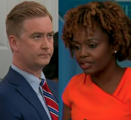 BREAKING: White House Press Secretary Karine Jean-Pierre crushes Fox News hack reporter Peter Doocy for asking a shockingly disrespectful question about the president — making him look like an utter fool in the process. It all started with Doocy, who reliably asks ignorant and…