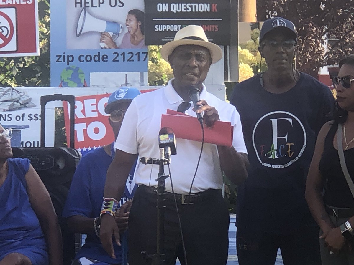 South Baltimore businessman Bob Wallace tells residents in West Balltimore he’s forming an exploratory committee and anticipates a run for the Mayors office.