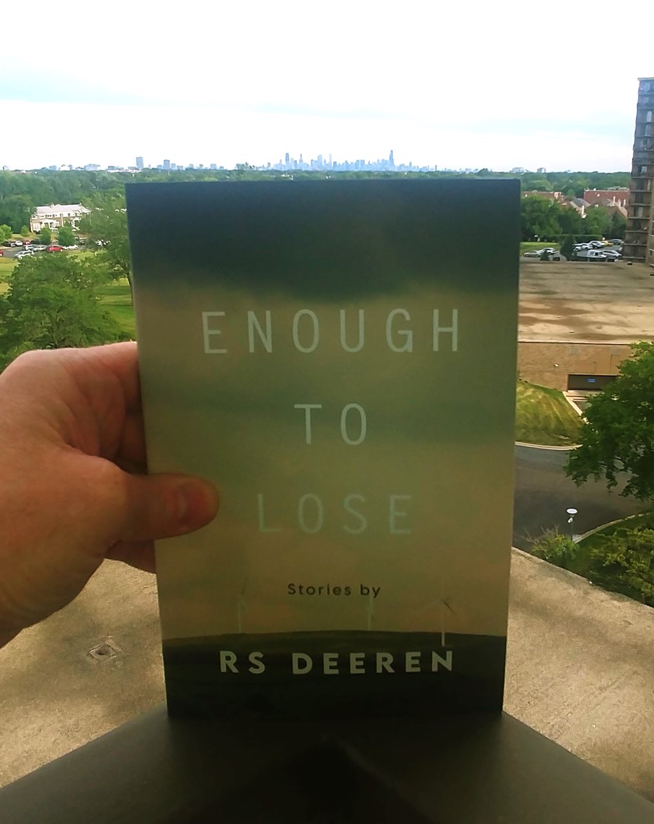 Look what the cat coughed up—fellow Michigander and Columbia College Chicago grad RS Dereen’s debut story collection ENOUGH TO LOSE from Wayne State University Press. I can’t wait to dig in, Ray. Congratulations and happy publication day, @RSDeeren!