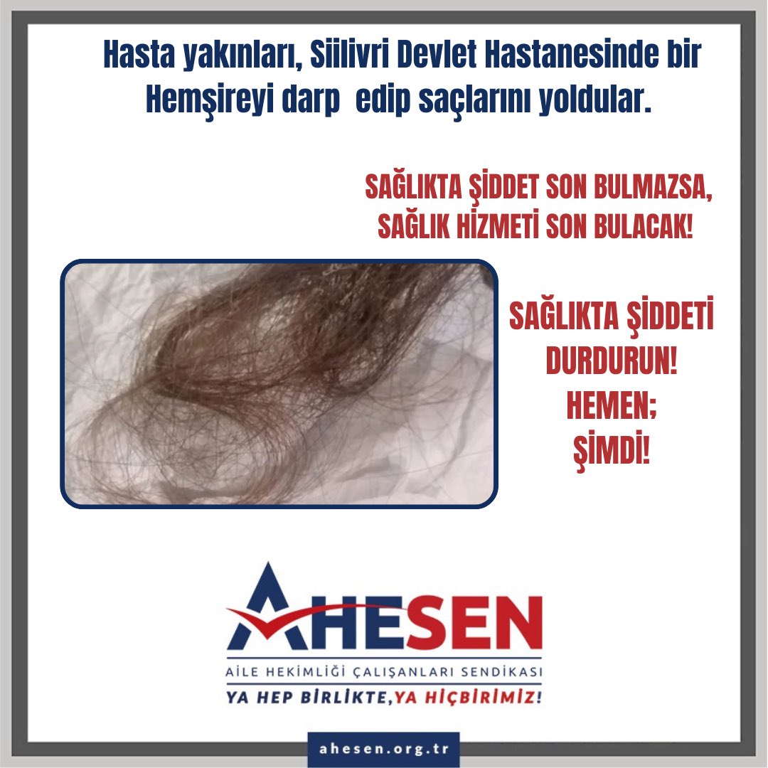 Her gün yeni bir dehşeti;
Biz anlatmaktan utanıyoruz;
yapan yapmaktan, 
karşıdan bakan bakmaktan utanmıyor hala!

#saçımıntelinedokunma
#Şiddetvarsasağlıkyok 
#sağlıktaşiddetehayır