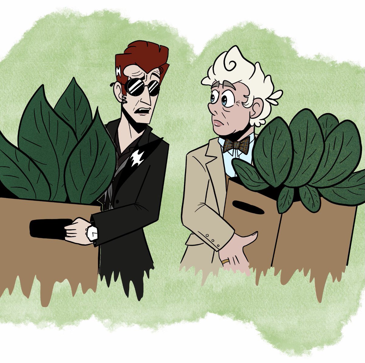 The sillies #goodomnes#goodomensau#goodomensfanart#fanart#goodomensseason2#GOS2#aziraphale#crolwey#archangelaziraphaleau#archangelaziraphale#davidtennant#michaelsheen#artist#digitalart#neilgainman#terrypratchett#amazonprime#goodomensprime#goodomensedit#goodomensart