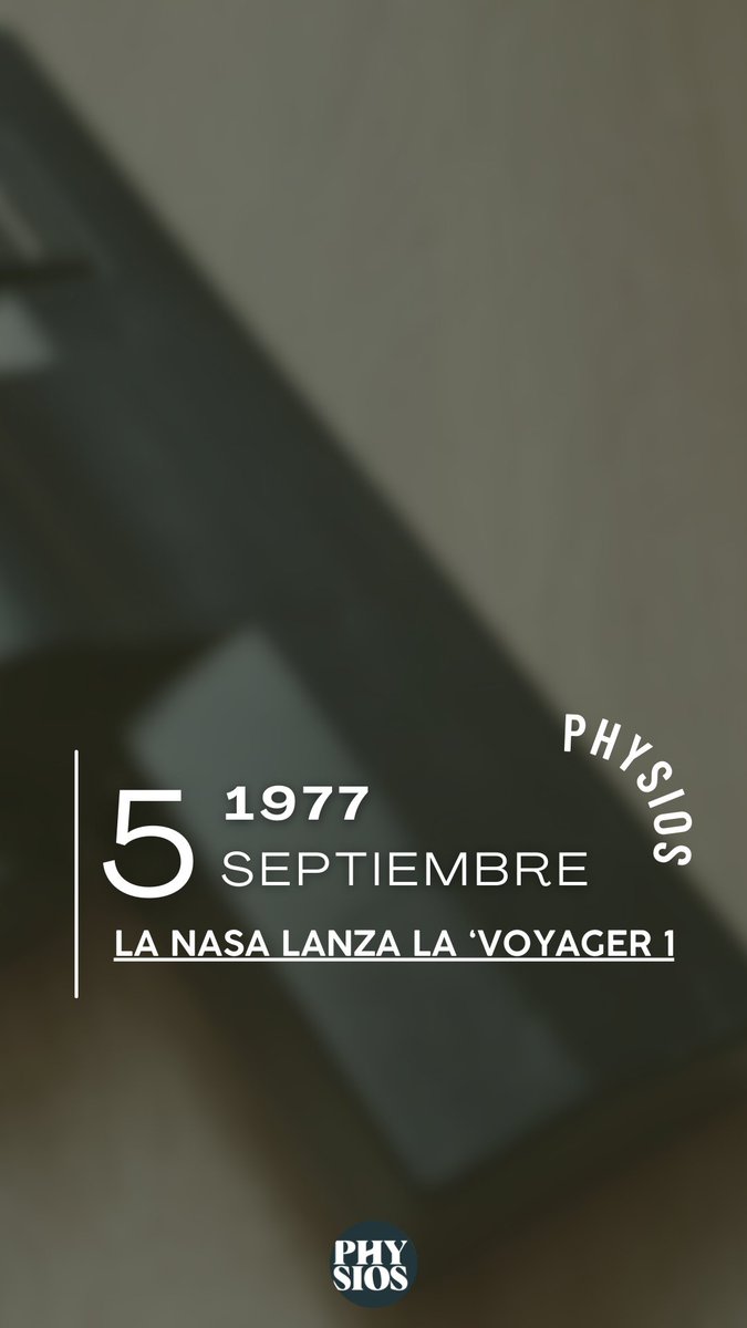 🙌 ¿Sabías qué?... En un #DíaComoHoy pero de 1977 la @NASA lanzó la #Voyager1