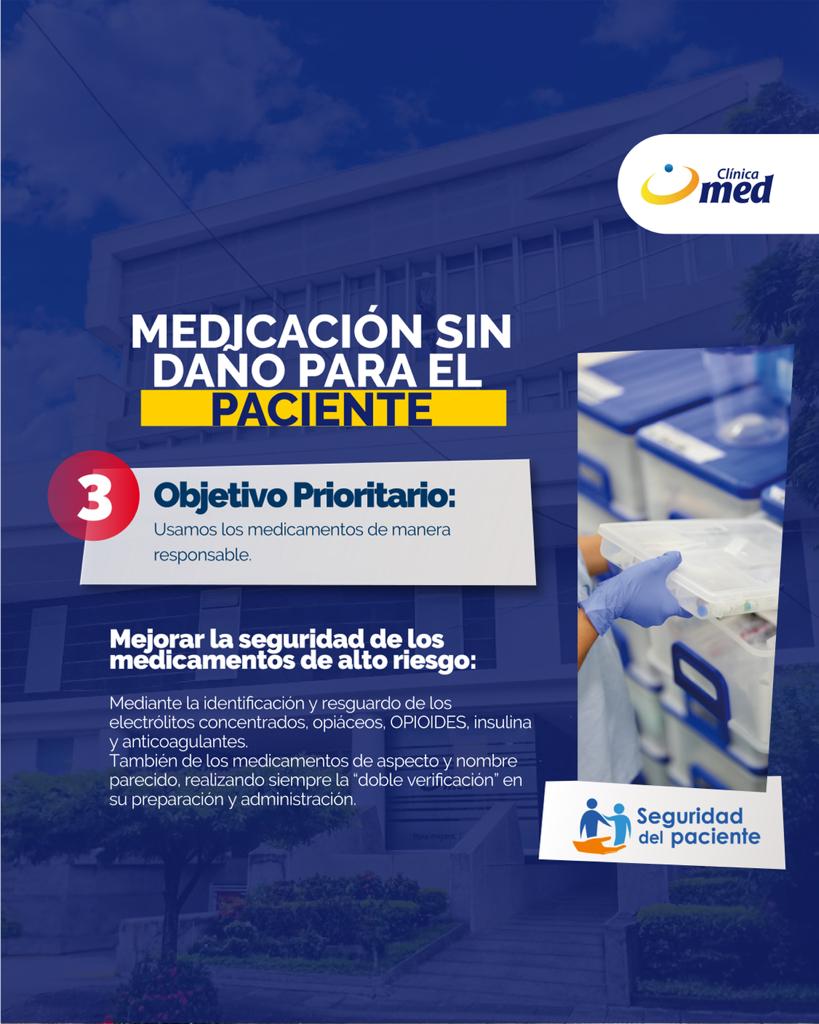 laclinicamed's tweet photo. Este mes, en Clínica Med, celebramos el Mes de la Seguridad del Paciente.
Nos enorgullece poner a los pacientes en el centro de nuestra atención médica. https://t.co/k2uSxCIXGZ