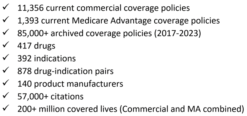 jchambers241's tweet image. In a series of tweets, I will post insights from the SPEC Database. We developed SPEC to examine a critically important question: How do US payers cover specialty therapies for their members?

To kick us off, here is what SPEC includes:
 #specialtydrug #drugcoverage