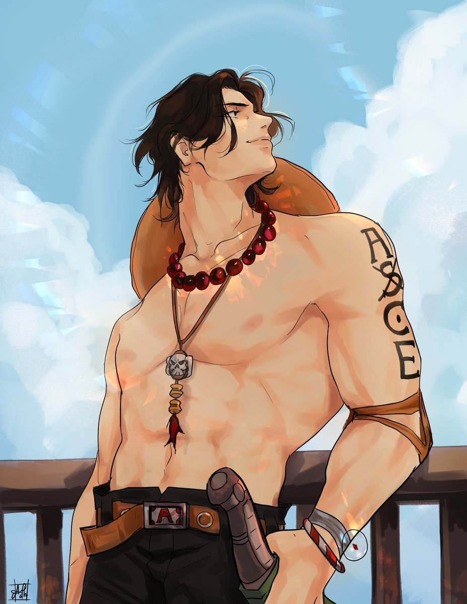 Ace 🌝 #onepiece #onepiecefanart #portgasdace #ace