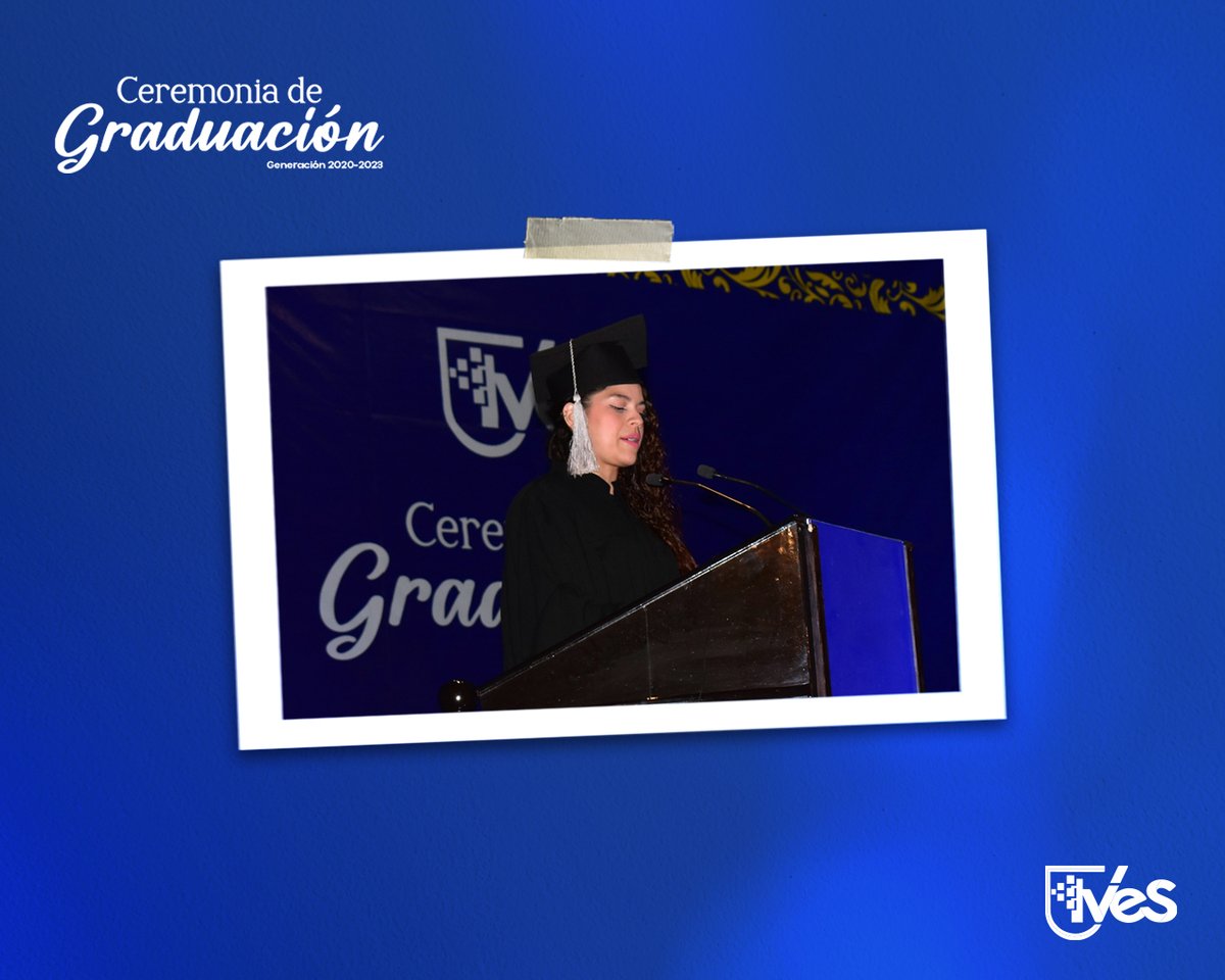 UniversidadIVES's tweet photo. Compartimos el emotivo discurso que Graciela Stephany Murillo Pavón, representante de egresados del nivel Licenciatura dirigió a los asistentes de nuestra reciente ceremonia de graduación.

Chéquenlo en nuestro blog.

https://t.co/UXyBGf7sPs https://t.co/Q0ziESO1IT