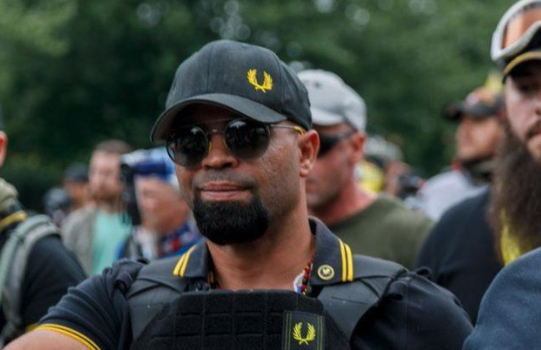 OreoExpress's tweet photo. Enrique Tarrio Sentenced to 22 years in prison.

He was not at the capitol on Jan 6TH
He did not enter any restricted building
He did not control what anyone else did

He did however stand up for this country and want to defend it from domestic enemies.
#EnriqueTarrio #J6 #STILLINNOCENT