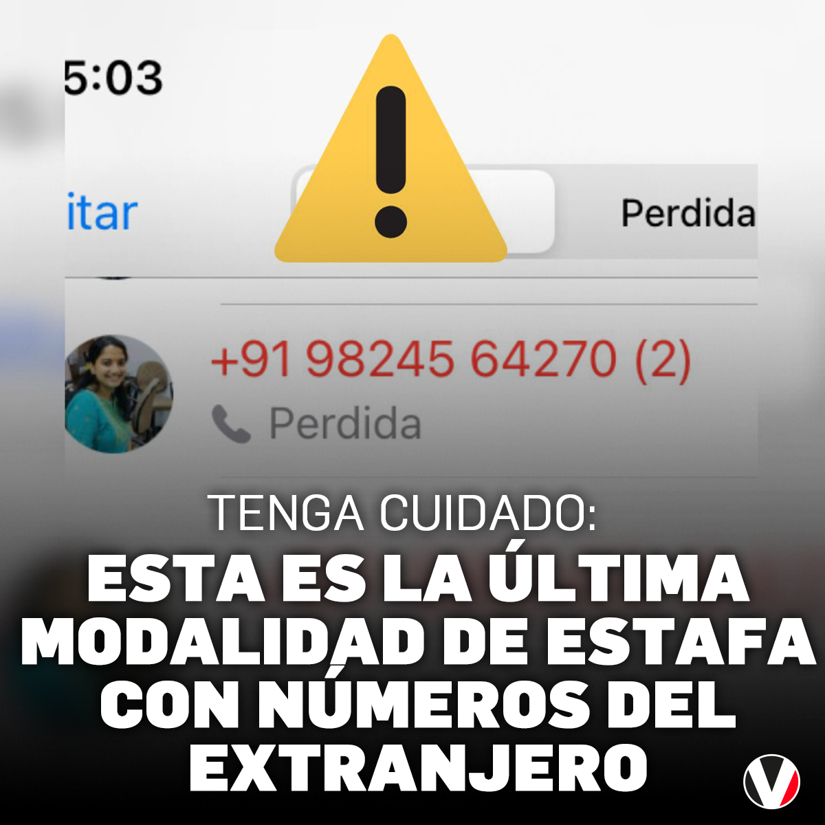 revistavistazo's tweet photo. 🚨 ¡No conteste! 🚨 A través de WhatsApp se están haciendo llamadas de números extranjeros. Esta es una nueva modalidad de estafa para capturar su rostro. Entérese: https://t.co/TECufvOP2H https://t.co/t2FARVfNSc