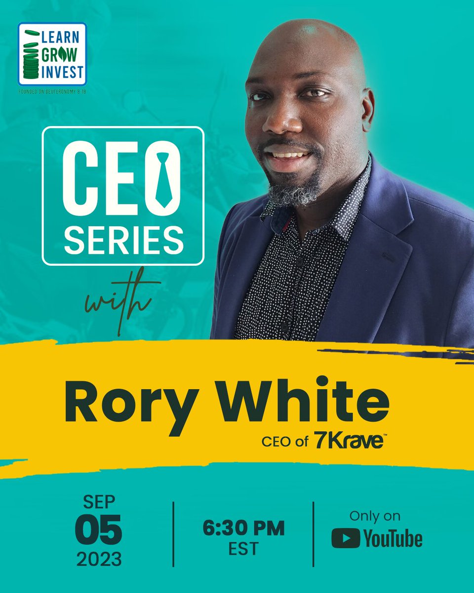 LearnGrowInvest's tweet photo. Next in our CEO Series, we meet with Rory White, CEO of @7kraveja where we get the real story behind the prominence of 7Krave and their plans for the future.

#CEOSeries #7Krave #LGI https://t.co/vCcpmQixdV