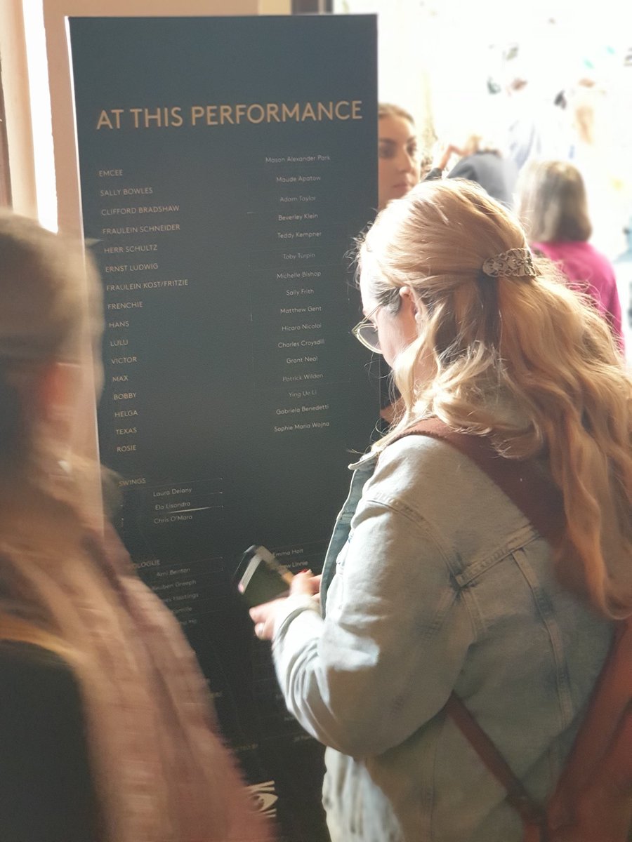 Ralph_is_Happy's tweet photo. 1st show Wed managed to get ticket for #Cabaret at @kitkatclubLDN - good job by all esp @maudeapatow https://t.co/zkhiymTdx6
