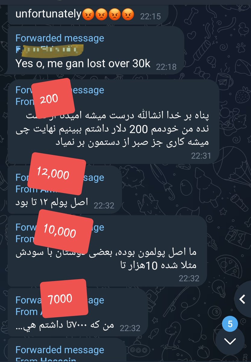hadiFattah's tweet photo. messages of some users who lost their money in bkex CEX

Should we consider all CEXs as scammers?
Why nobody says about this great robbery?
#bkex #Hotbit #Crypto #scammer https://t.co/ftSyEQv9XI