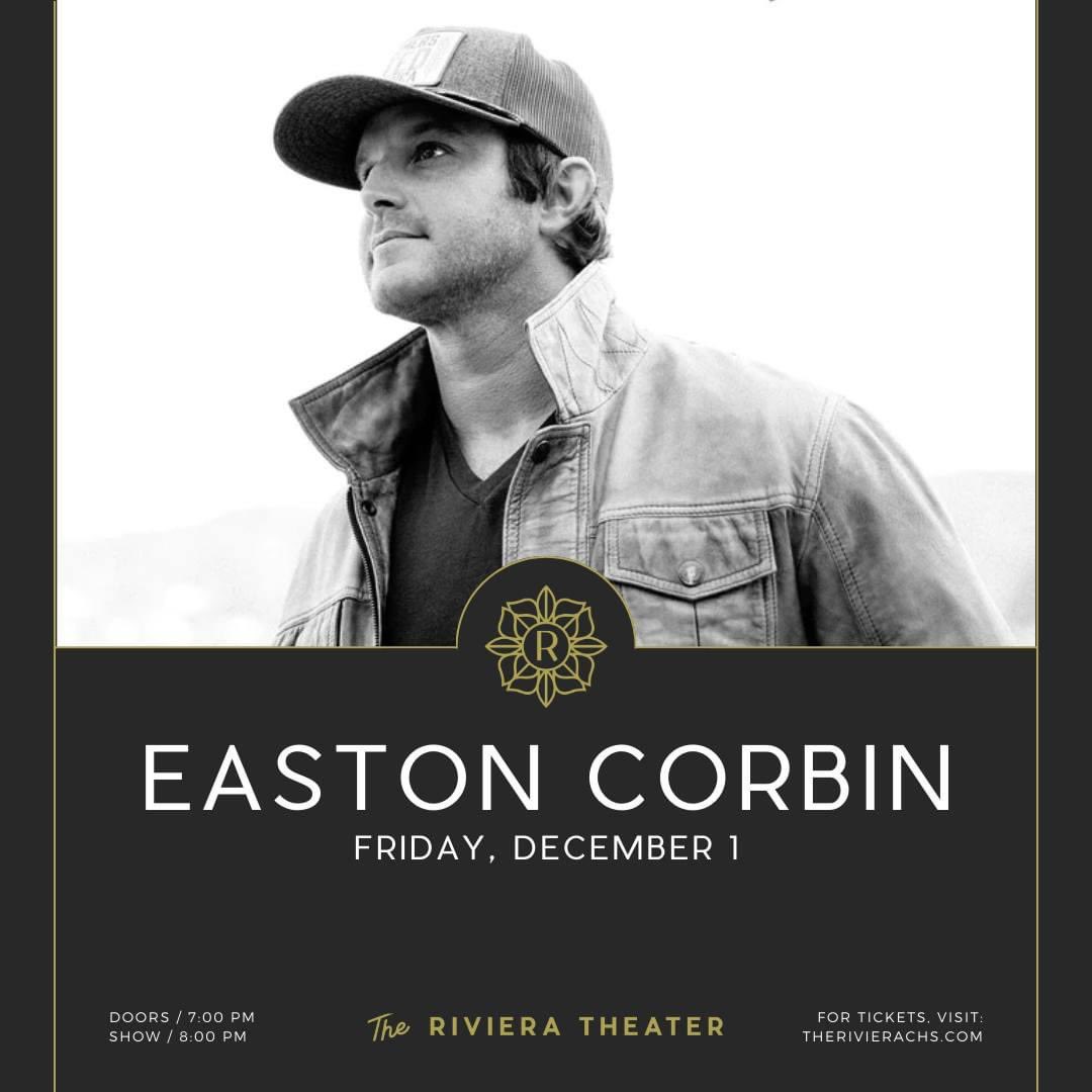 EC_Everything's tweet image. NEW SHOW ALERT! Charleston,SC is proud to have Easton perform at the Riviera Theater on 12/1! 🎟️/info therivierachs.com ! 📸:E’s Facebook page. #charlestonsouthcarolina #rivieratheater #countrymusic #eastoncorbin -Michelle