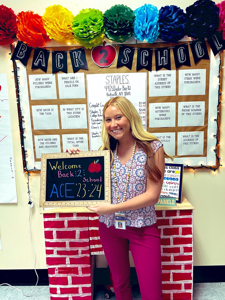 ACEingitwithV's tweet photo. ππ WELCOME BACK ACE β¦ Teacher Edition! ππ β teachers need first day pictures also! We are ready for an epic year !! @BethpageUFSD #WeAreBethpage #acingit @teachwithbyrnes @MissFerone π¦
https://t.co/09eqYfi75W