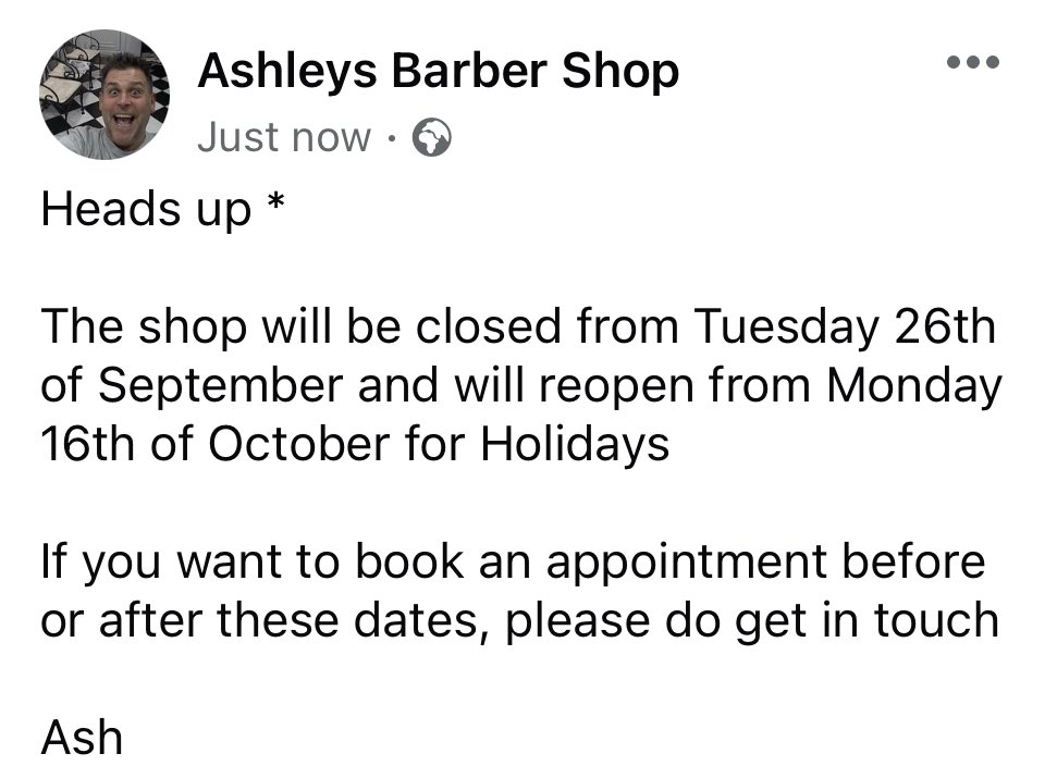 BarHillBarber's tweet photo. ✂️ https://t.co/7rPXyvBeSp