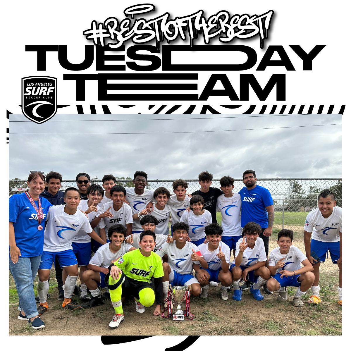 LASurfSoccer's tweet image. TOO MANY TOURNAMENTS TO COUNT 🫨🏆🥇🏅

🙌 So for this #TUESDAYTEAM - We're Counting them ALL! 😁🔢

OUR SHOUTOUTS OF TODAY GO OUT TO OUR WONDERFUL:
🏄‍♀️ @lasurf.girls2011.ga 
🏄‍♂️ @lasurfsfv 2008s
🏄‍♀️ @lasurf.girls09.ga
🏄‍♂️ @Lasurfb2011 

🎉 SHOUTOUT TO YOU ALL ⚽💫