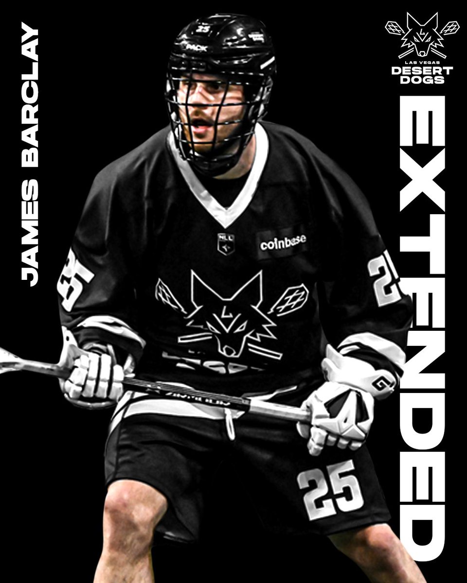 vegasdesertdogs's tweet photo. This Dog Has Bark and Bite 🐺
We have signed James Barclay to a 2 year contract. Welcome back! https://t.co/EKmeGgNRFW