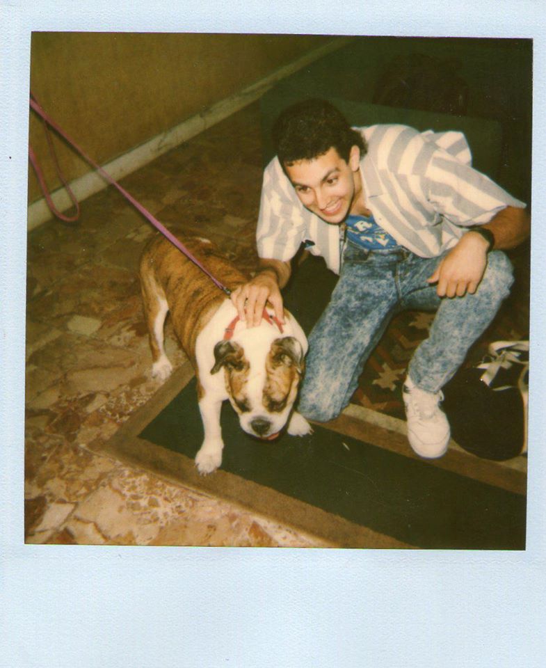 When I asked Davey Boy Smith could I get a pic with Matilda in 1996, he said " you want a pic with the FOOKIN dog???!!! And here you go, me with the FOOKIN dog!! lol <a href="/DBSmithjr/">Harry Smith, “Davey Boy Smith JR”</a> <a href="/danny313131/">Uncle Danny</a> <a href="/card_guide/">Wrestling Card Price Guide</a> <a href="/RealRichHopkins/">Rich Hopkins</a> <a href="/LouisAlbano2/">Louis Albano</a> <a href="/Axel_Foley13/">Jamie Wallace</a> @WFIncitePodcast <a href="/Dynamitedoll84/">Bronwyne Billington</a>