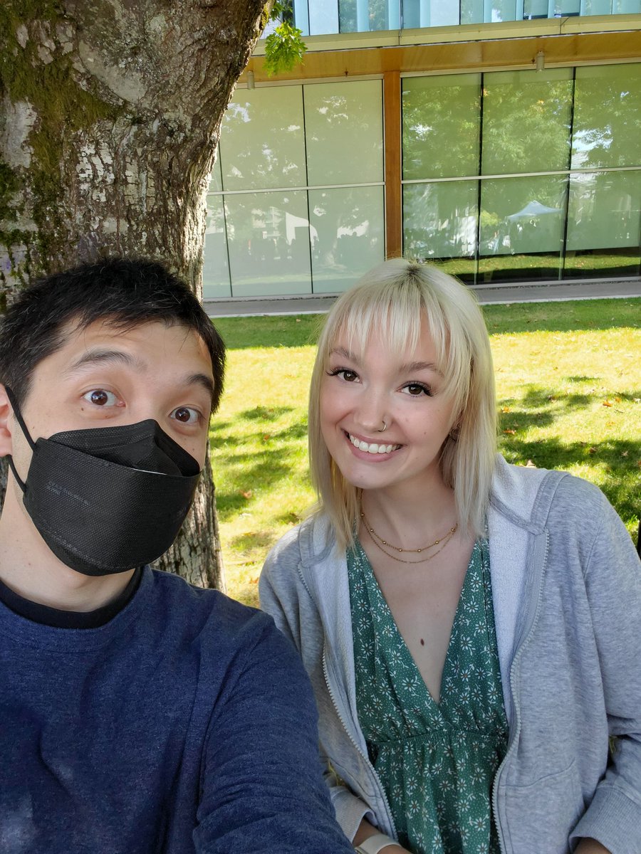 The <a href="/UBCIPSA/">UBCIPSA</a> and <a href="/PSA_UBC/">PSA of UBC</a> are boothing for Imagine Day right now in front of the Earth Sciences Building! If you're an Indigenous student and interested in psychology, come say hi!! <a href="/kylanadeau2/">Kyla Nadeau</a> (right) is here to answer your questions!