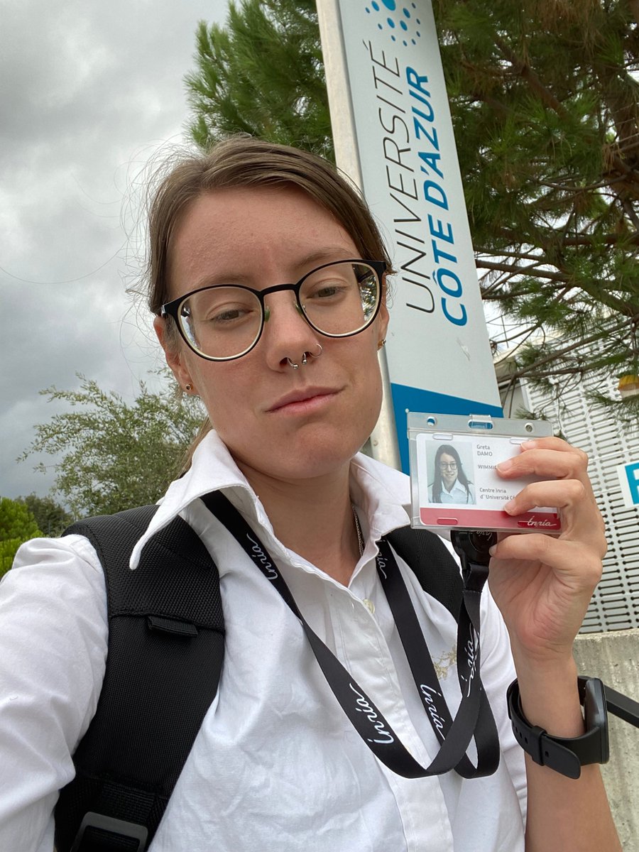 Greta Damo (@grexit_) on Twitter photo 🥳Happy to share that this week I started my PhD journey at <a href="/Univ_CotedAzur/">Université Côte d'Azur</a> and <a href="/inria_sophia/">Centre Inria d'Université Côte d'Azur</a> in the <a href="/Laboratoire_I3S/">Laboratoire i3S</a> .
👩💻Can't wait to see where this amazing experience will take me! 🥳Happy to share that this week I started my PhD journey at <a href="/Univ_CotedAzur/">Université Côte d'Azur</a> and <a href="/inria_sophia/">Centre Inria d'Université Côte d'Azur</a> in the <a href="/Laboratoire_I3S/">Laboratoire i3S</a> .
👩💻Can't wait to see where this amazing experience will take me!