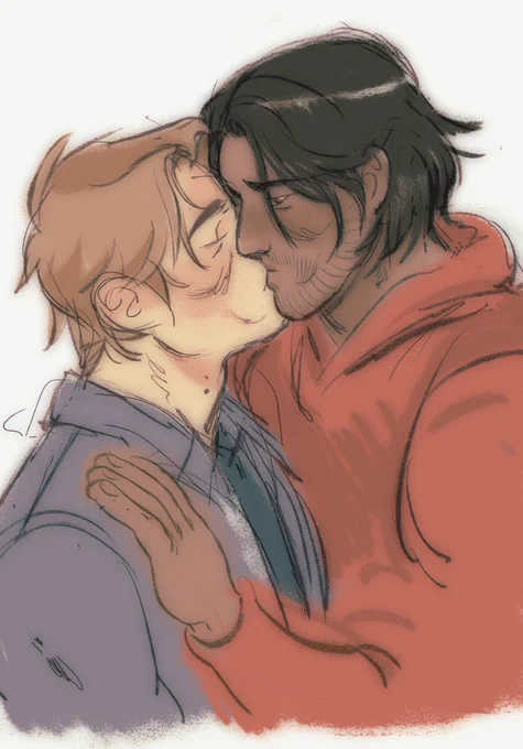just bros kissing#leonkennedy #luisserra 