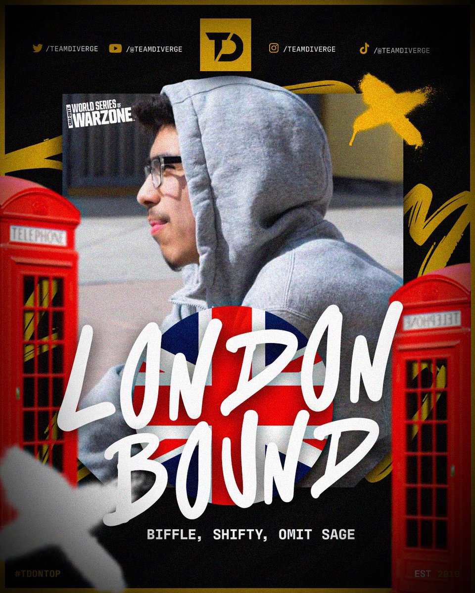 11 Day COUNTDOWN ⏰ Until LONDON, UK 🇬🇧📍 

Representing TeamDiverge in the $1.2M World Series of Warzone
<a href="/ShiftyTV_/">Twis Shifty</a>