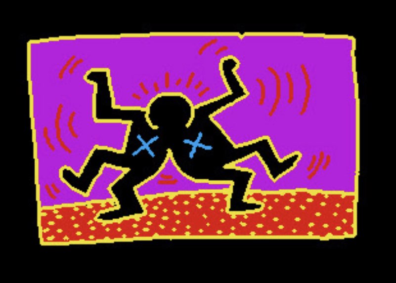 nicoleasales's tweet photo. Thrilled to FINALLY announce Keith Haring: Pixel Pioneer.  A sale over a year in the making @ChristiesInc with @KeithHaringFdn 💥 -  5 unique digital drawings Keith did on an Amiga computer in the 80s! All on chain, all on view in Seoul (now) and NY next week! https://t.co/IicurLSWKf