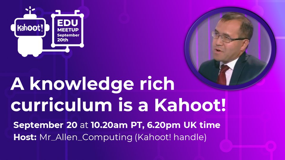 TsuiAllen's tweet photo. Sorry for not previously sharing this @MsHarrisInTech as I got very confused about the time zones but I am supremely excited for your invitation to present at my first @Kahoot #EduMeetup on September 20th starting at 10:20am PT, 1:20pm ET, and 6.20pm where I will be in London! https://t.co/T7X7eJU5u1