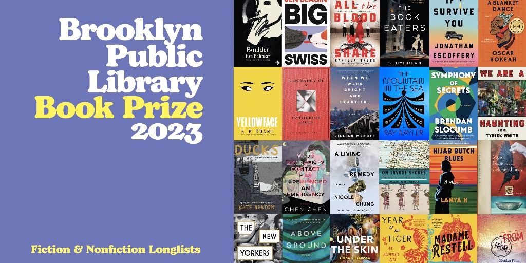 Brooklyn Public Library is proud to announce the 2023 #BKLYNBookPrize longlist nominees. See the full list at bklynlib.org/bookprize and join us in celebrating the nominees!