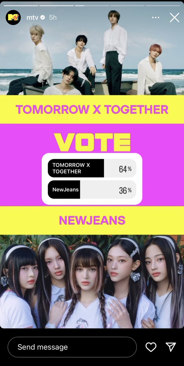 Sadly Jonas Brothers didn’t go to the next round for #GroupOfTheYear at the #VMAs 😭😭😭 This means I now vote for TXT to win! 🤞❤️