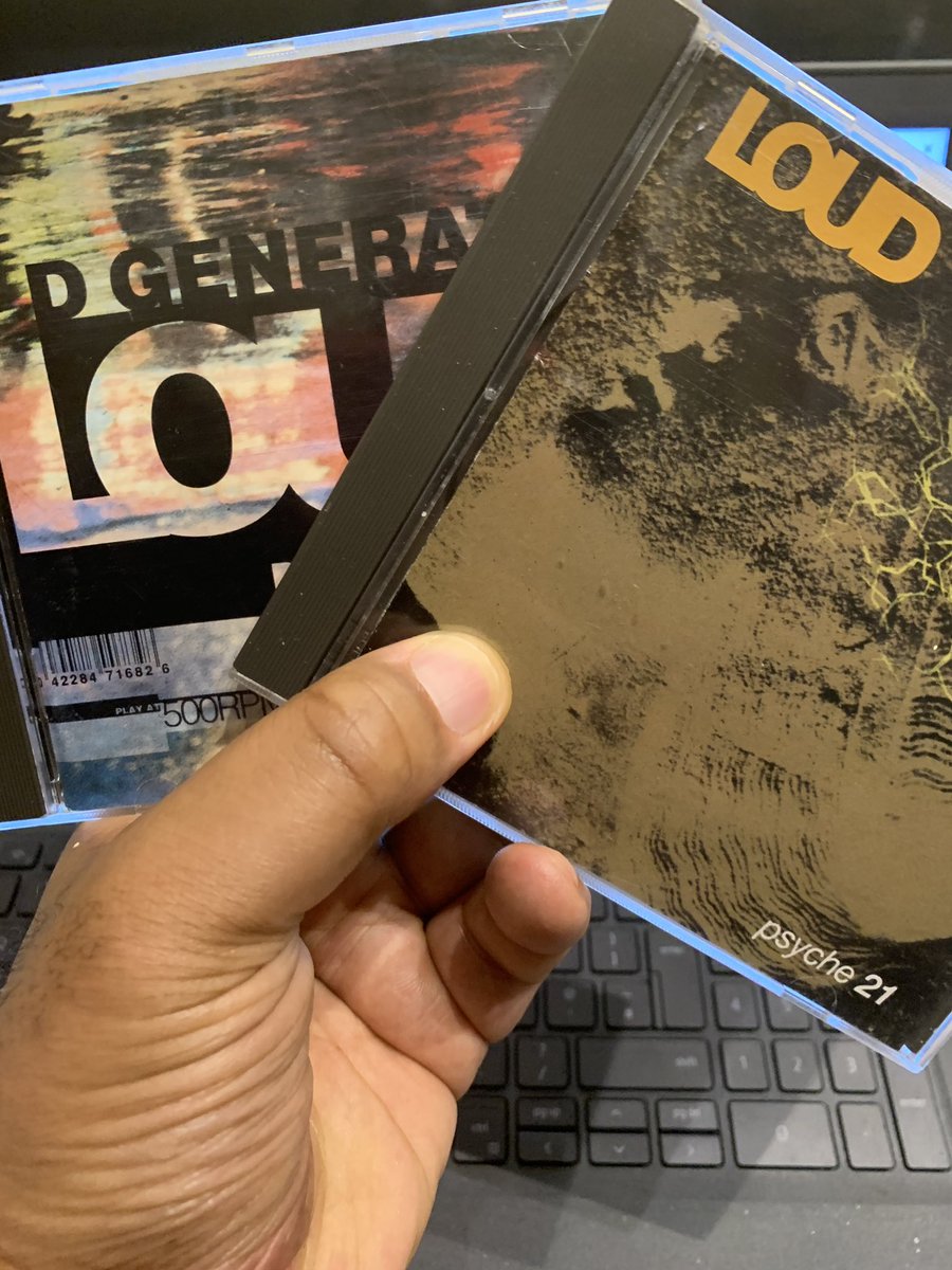 basilcreesejr's tweet photo. An evening of #LOUD, a British band who may have sunk without trace, but left 2 immense albums bobbing on the surface. #DGeneration produced by #JazColeman and #Psyche21 produced by #Mack best known for his work with #Queen. If anyone sees #ChrisMcLaughlin tell him thanks. 🔊🖤 https://t.co/GD26ltJDgU