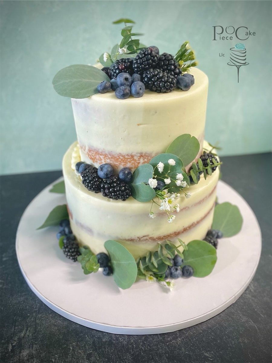 PieceOCake_LLC's tweet photo. So fresh 🫐🌿
.
#tieredcake #seminakedcake #nakedcake #berries #flowers #eucalyptus #eucalyptuscake #wedding #weddingcake https://t.co/hoOPhbZHvd